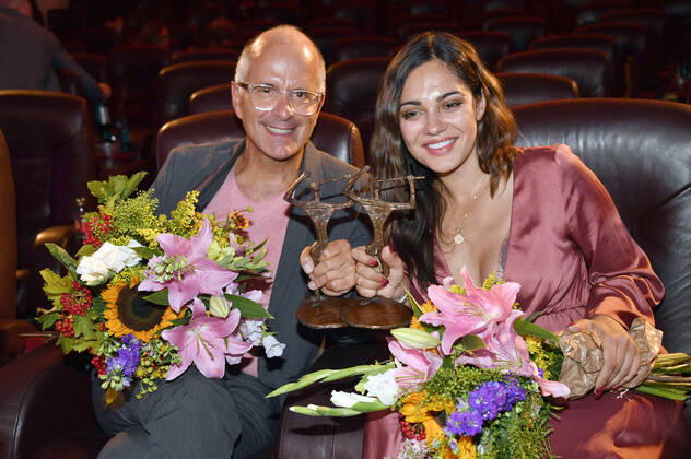 Ernst-Lubitsch-Preis Verleihung - Die Preisträger Christoph Maria Herbst und Nilam Farooq