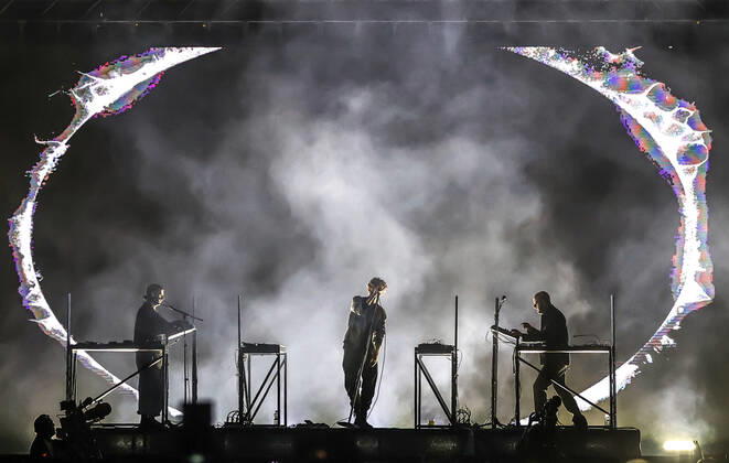 Moderat concert at the Wuhlheide in Berlin