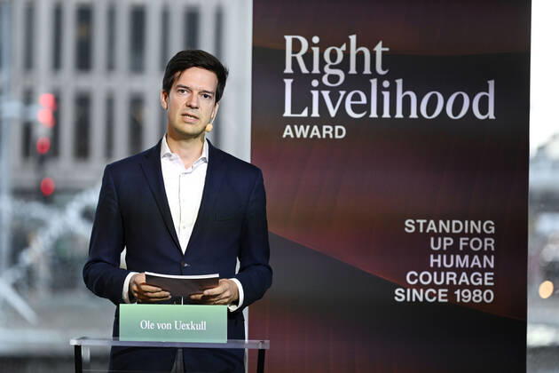 Right Livelihood Award, Verkündung der GewinnerInnen in Stockholm
