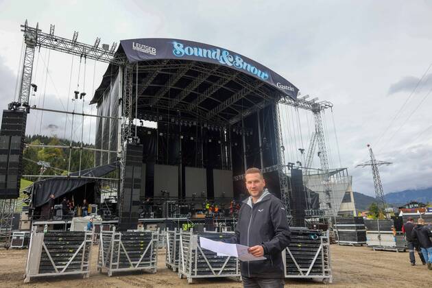 Austria, preparations for Helene Fischer concert in Bad Hofgastein