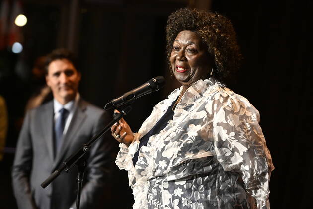 Canada, Jean Augustine and Justin Trudeau attend film premiere in Ottawa