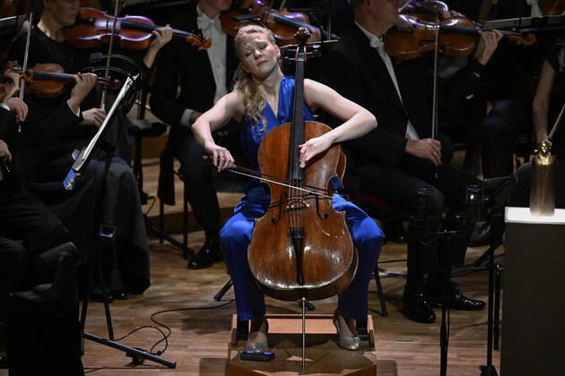 Amalie Stalheim spielt am Rande der Birgit Nilsson Preisverleihung in Stockholm