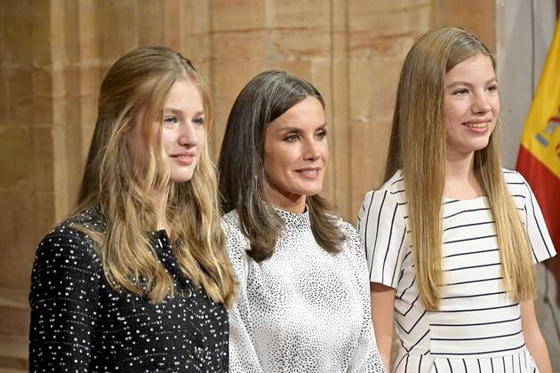 Spanische Königsfamilie, Prinzessin-von-Asturien-Preis Empfang in Oviedo