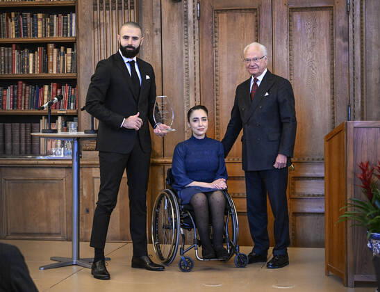 König Carl Gustaf von Schweden bei Preisverleihung in Stockholm