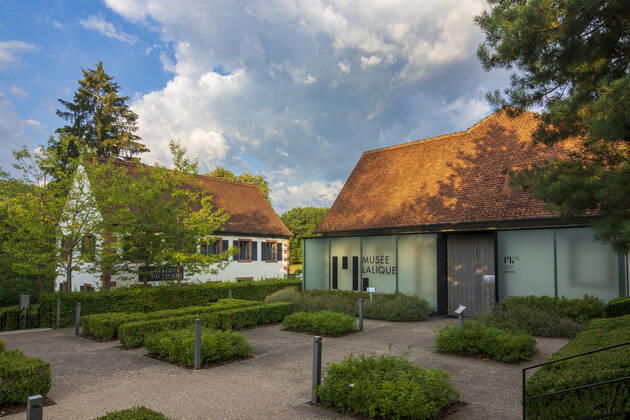 Lalique Museum in Wingen an der Bas-Rhin ausgebrannt, Archivbilder