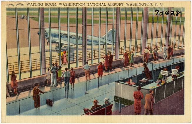 IMAGO Archive, Postcards, USA, Airports