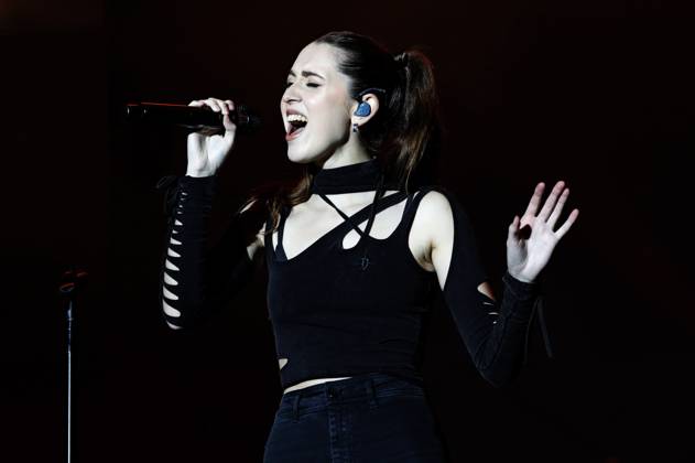 Em Beihold appearance before the College Football Playoff National Championship in Los Angeles.