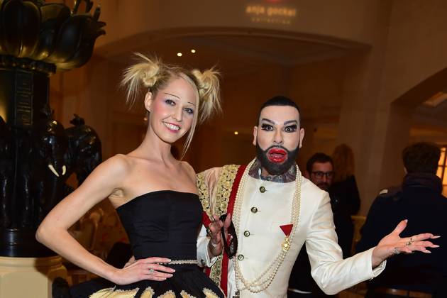 Berlin Fashion Week - Guests at the Anja Gockel Fashion Show