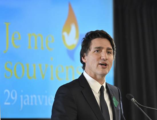 Canada, Justin Trudeau visits Quebec