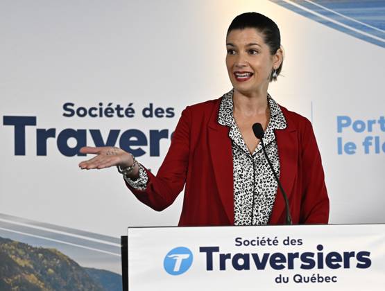 Canada, Genevieve Guilbault Press Conference in Quebec City
