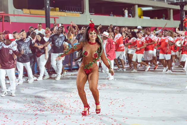 Brazil, rehearsals of the samba schools for the carnival in Rio de Janeiro