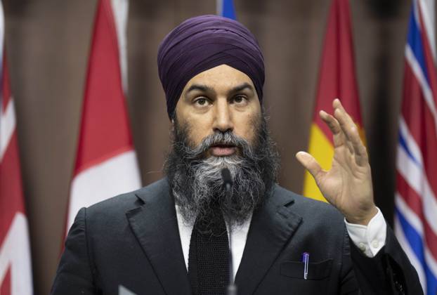 Canada, Jagmeet Singh Press Conference in Ottawa