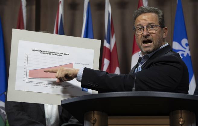 Canada, Yves-Francois Blanchet Press conference in Ottawa