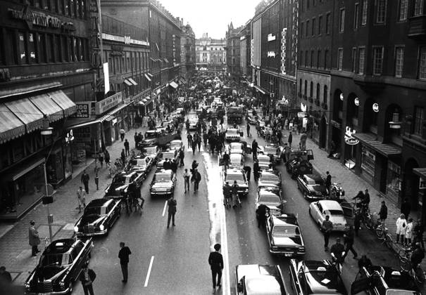 IMAGO History, Schweden, Umstellung auf Rechtsverkehr, Dagen H 1967