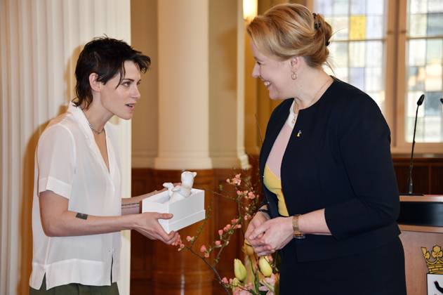 73rd Berlinale, Kristen Stewart at the Rotes Rathaus