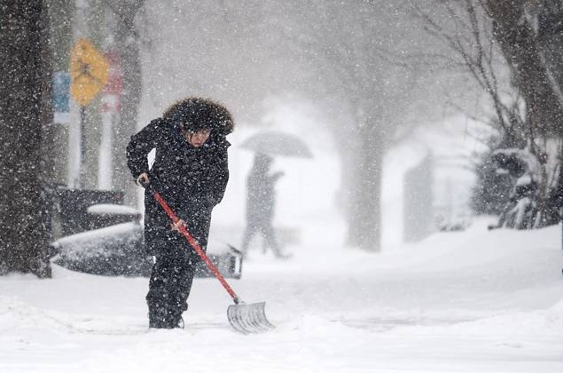 Canada, Snow in Montreal