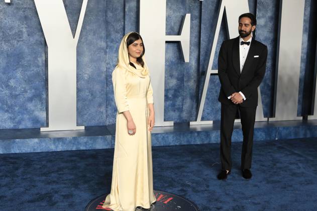 95th OSCARS Academy Awards, Malala Yousafzai with husband Asser Malik at Vanity Fair Oscar Party