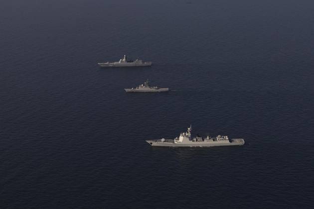 Gulf of Oman, China, Russia and Iran launch naval manoeuvres