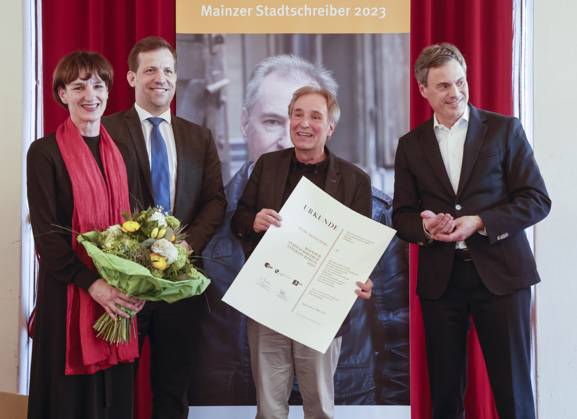 Rheinland-Pfalz, Verleihung des Literaturpreises Mainzer Stadtschreiber an Alois Hotschnig