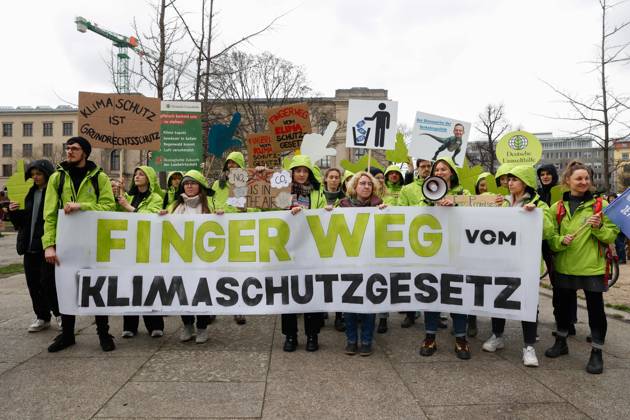 Climate protest in Berlin