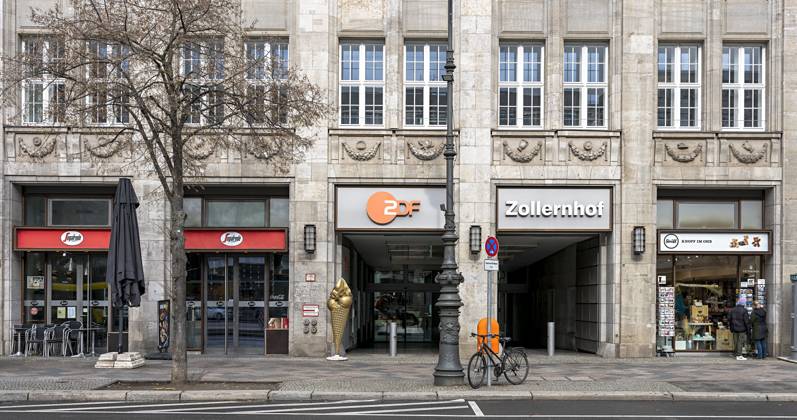 Berlin, ZDF Hauptstadtstudio occupied by activists - Archive pictures