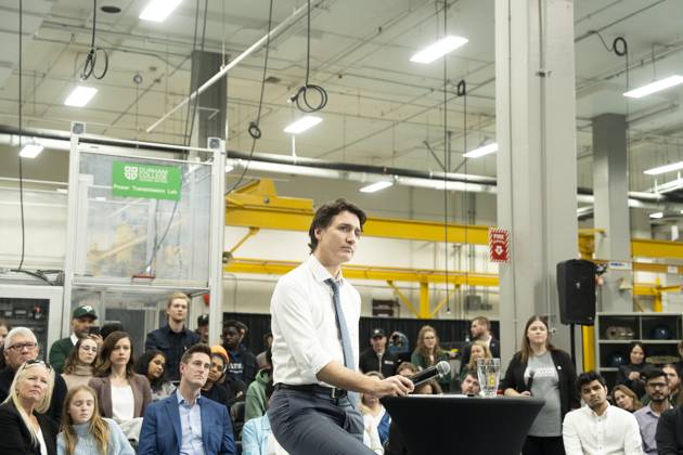 Canada, Justin Trudeau Town Hall Meeting in Whitby