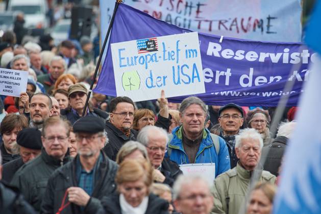 Easter march in Berlin