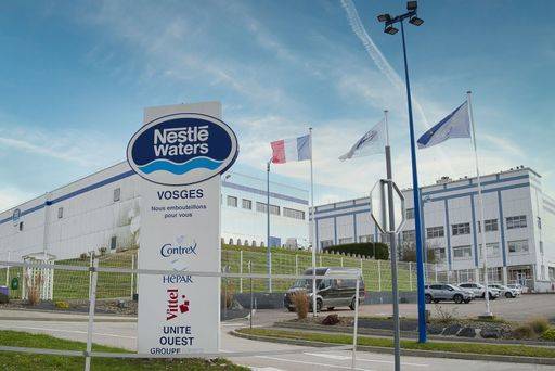 Nestle pays two million euros in France for water fraud, archive images