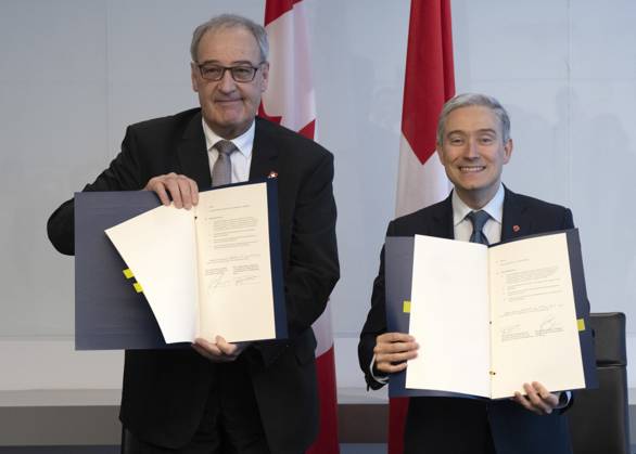 Canada-Switzerland Science Agreement signed in Montral