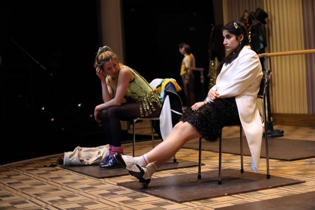 Berlin, photo rehearsal for the play House of Dance at the Schaubühne am Lehniner Platz