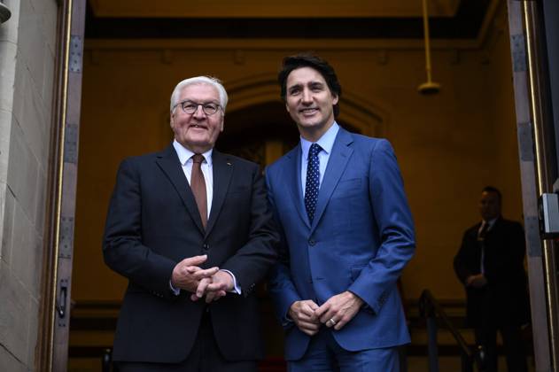 Canada, Prime Minister Trudeau receives Federal President Steinmeier in Ottawa