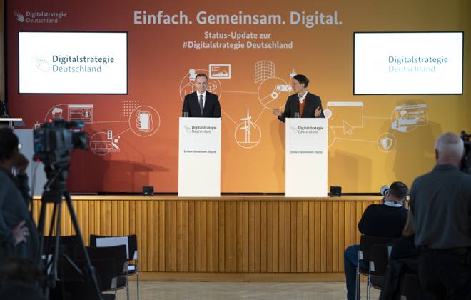 Berlin, Digital Strategy Germany Press Conference
