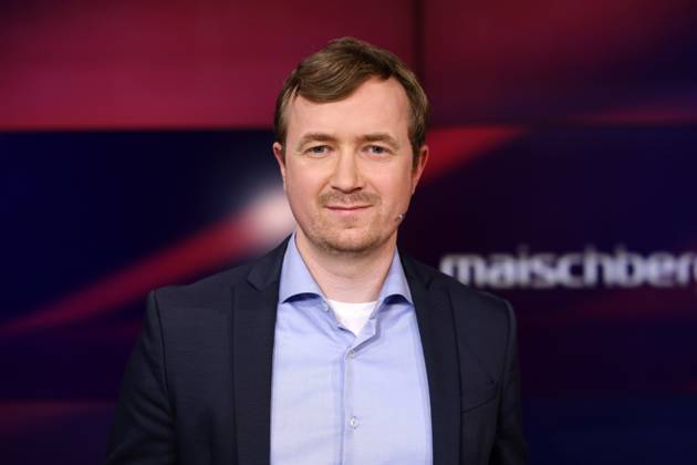 ARD talk show maischberger in the Berlin Adlershof studio