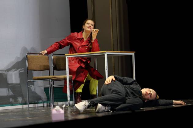 The Marten the Dove Photo Rehearsal at the Deutsches Theater Berlin