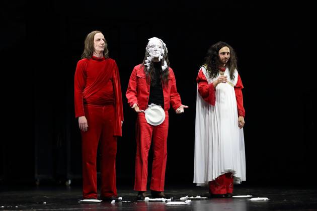 Gaia at the Deutsches Theater GÖ Photo rehearsal at the Deutsches Theater Berlin