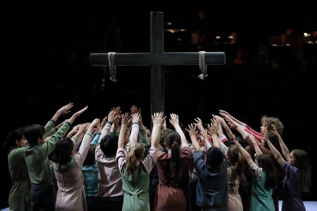 St. Matthew Passion at the Deutsche Oper in Berlin, photo rehearsal