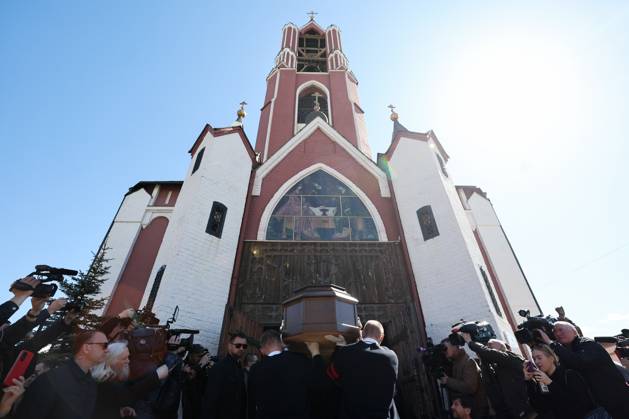 Funeral service for fashion designer Vyacheslav Saizewin Moscow