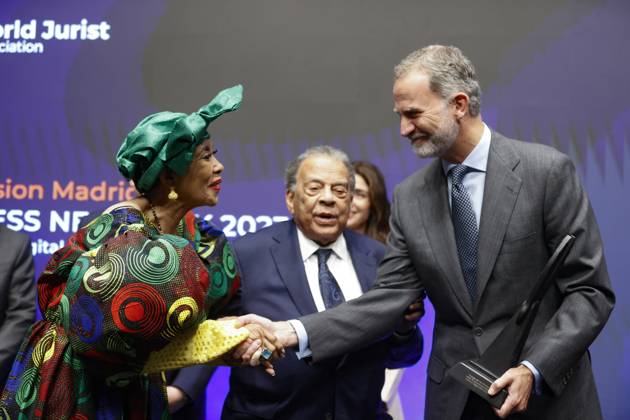 World Peace and Liberty Award mit König Felipe von Spanien in Madrid