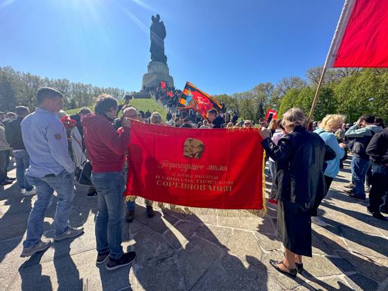 Victory Day celebrations in Germany, impressions from the memorial in Berlin-Treptow