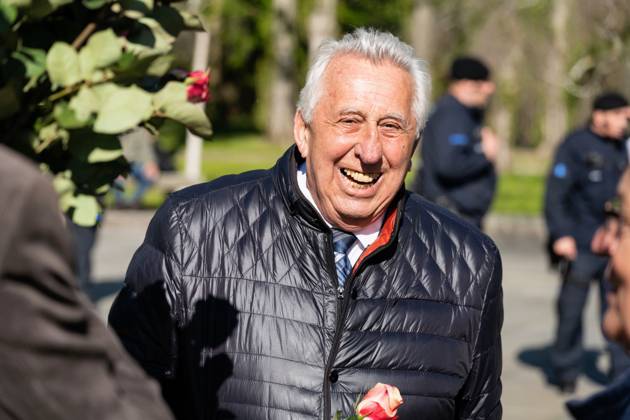 Victory Day in Germany, Egon Krenz at the memorial in Berlin-Treptow