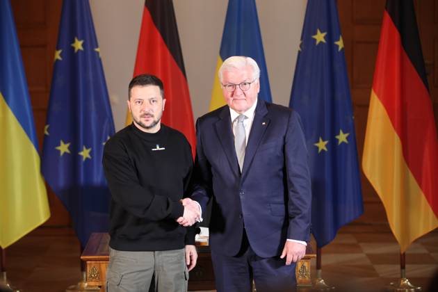 Berlin, Volodymyr Selenskyj State Visit to Germany, Reception by Frank-Walter Steinmeier