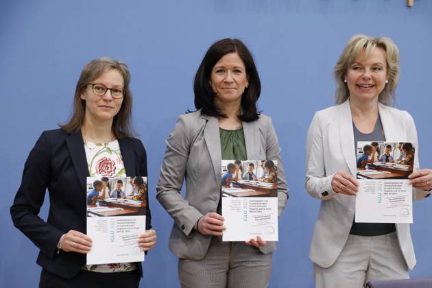 Berlin, BPK, International Primary School Reading Survey IGLU PIRLS is presented