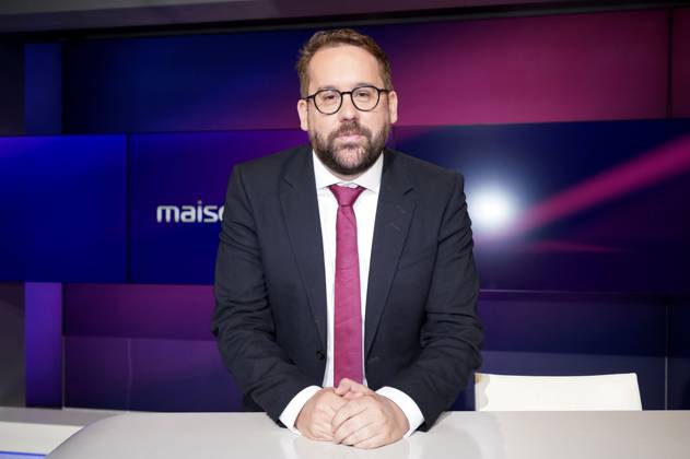 ARD talk show maischberger at Studio Adlershof in Berlin