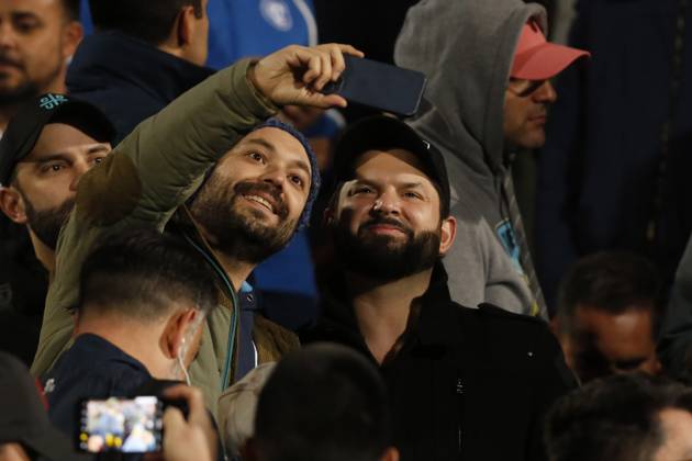 Chile, President Boric attends football match in Santiago