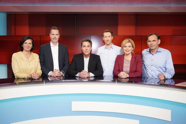 ARD talk show hart aber fair in Studio Adlershof Berlin