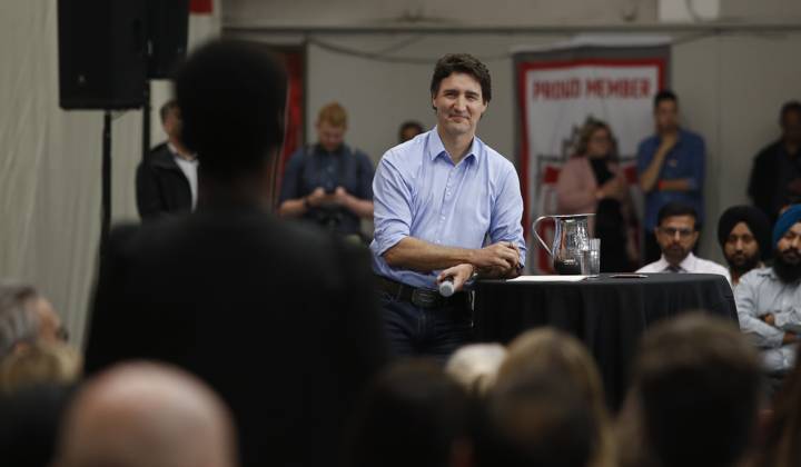 Canada, Justin Trudeau visits Winnipeg