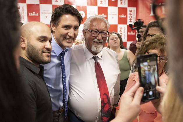Canada, Justin Trudeau visits Woodstock