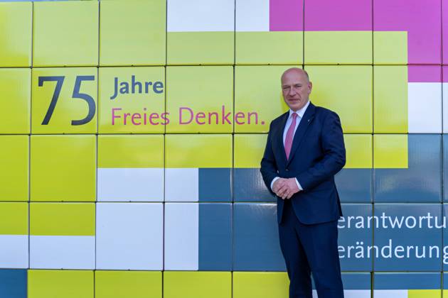 Berlin, Mayor Wegner attends ceremony marking 75 years of Freie Universität