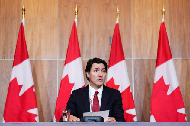 Canada, Press Conference with Prime Minister Justin Trudeau in Ottawa