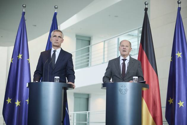 Berlin, Federal Chancellor Scholz receives NATO Secretary General Stoltenberg